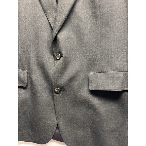 Brooks Brothers Sport Coat Men’s 45M 2 Button Sleeve Charcoal Grey Wool - Picture 3 of 13